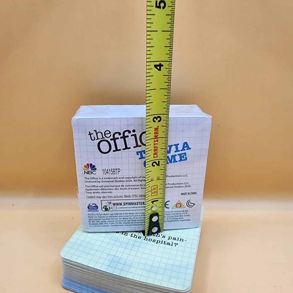 The Office Trivia Cards -2 Decks (1 Sealed, 1 Open) 2020 Spin Master